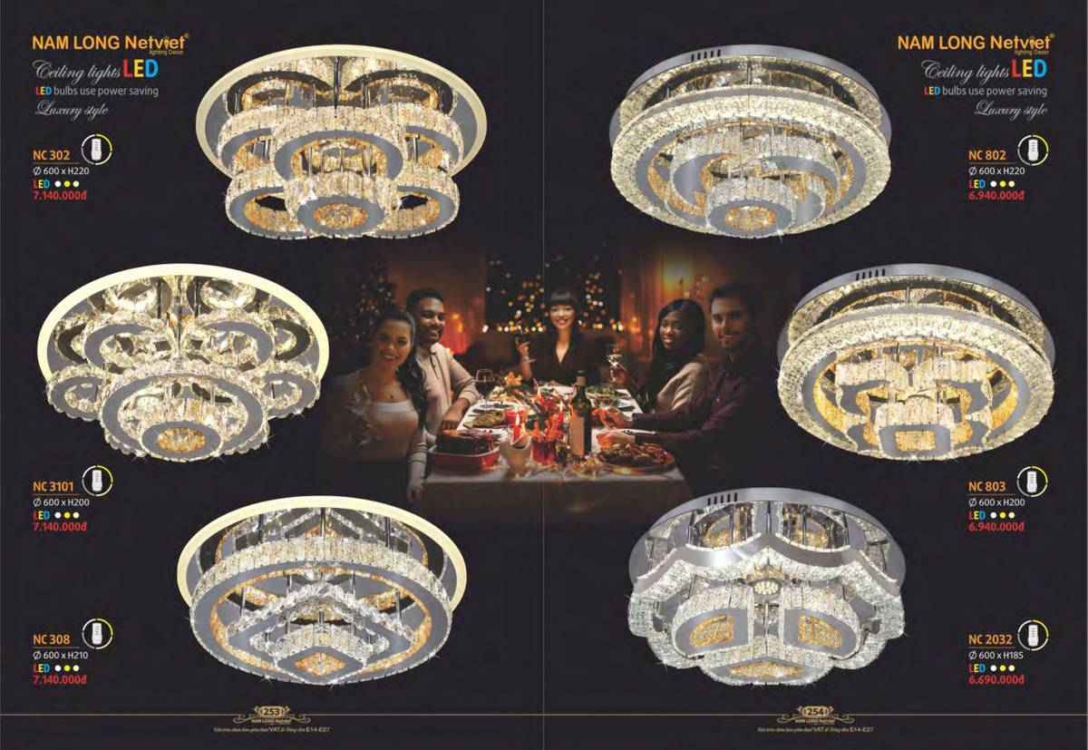 Đèn trang trí NAM LONG Catalogue và Bảng giá tại Bình Dương /Page 21